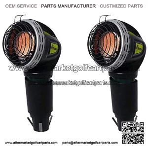 MH4GC 4000 BTU Propane Portable Golf Cart Cup Holder Heater (2 Pack)