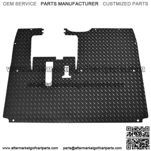 Yamaha DRIVE / G29 Golf Cart Floor Mat in Black Rubber Diamond Plate (Fits Gas & Electric, 2007+)