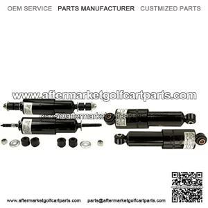 Golf Cart Rear & Front Shock Absorbers - Fits Club Car DS 1981-2008 Electric