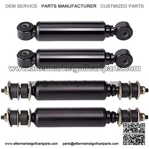Golf Cart Front and Rear Shock Absorbers Kit for Club Car DS 1981-2011, Club Car Precedent 2004-up
