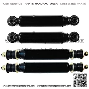 Front + Rear Shock Absorber Set for Club Car Precedent 2004+ Golf Cart 102588501, 102588601