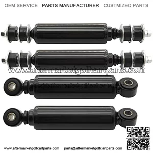 1014235 1014236 1015813 1033510-01 Golf Cart Front and Rear Shock Absorbers Replacement for 1988-up Club Car DS G&E 2004-up Precedent G&E (Black)