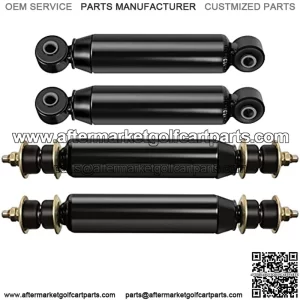 Club Car DS Shocks Front and Rear Shock Absorbers for Club Car DS G&E 1988-up,Precedent G&E 2004-up,for 88-08 Electric and 97-08 Gas Model, OEM # 1014235, 1014236 4pcs