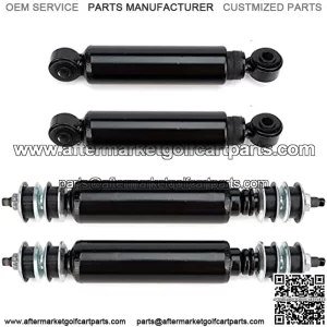 Club Car 2 Front and 2 Rear Shocks Absorbers for Golf Cart Club Car DS G&E 1988-upPrecedent G&E 2004-upfor 88-08 Electric 97-08 Gas ModelReplace 1014235,1014236,1010991,1015813,10131644pcs