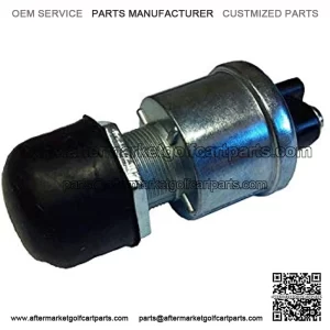 Golf Cart Horn Button 12 Volt/15 Amp Horn Switch Button W/Dust Cover Floor Mount,for Club Car EZGO Yamaha