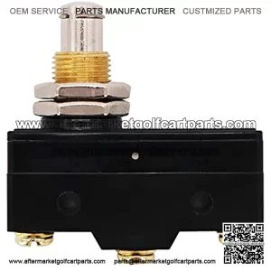 Brake Light Micro Switch 1011439 12374G1 13141G1 Compatible with Club Car DS and EZGO Gas or Electric Golf cart 3 Terminal Plunger-Style