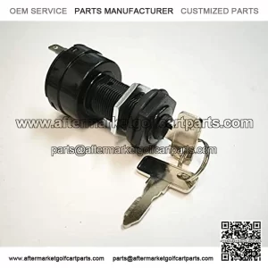 Club Car Ignition Key Switch for Gas Golf Carts 1996-Up, 4 Terminal, 102571401