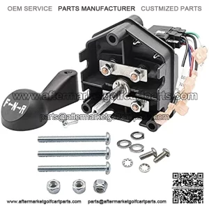 Club Car DS 48 Volt Heavy Duty Forward Reverse Switch Assembly with Handle, Switch for Golf Cart 1996-Up