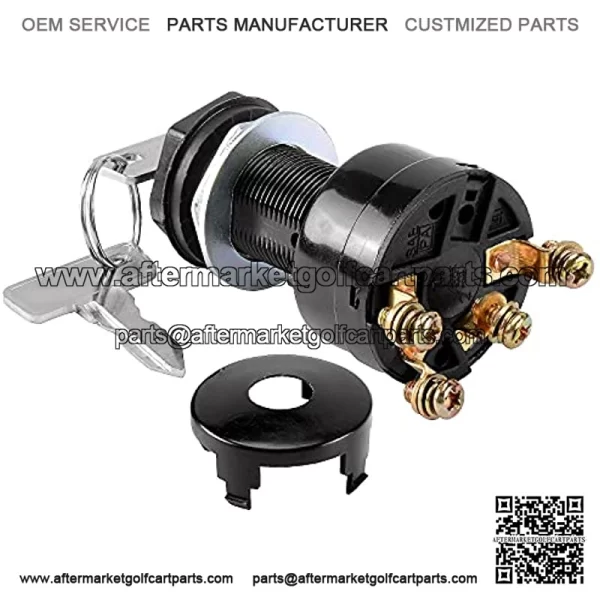 Partsebuy Ignition Key Switch For Club Car DS Gas Cart 1996-2019 (101826301)