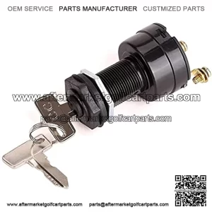 Starter Ignition Switch Key Switch for Club Car DS 1996-up 36V or 48V Electric Golf Cart