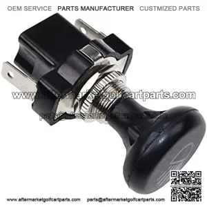 Push/Pull Headlight Switch Button 12V Compatible with Club Car Yamaha Golf Cart