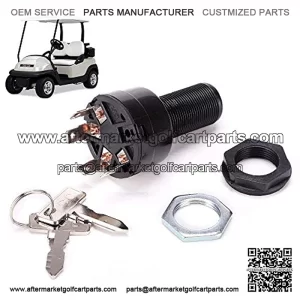 9.99WORLD MALL Golf Cart Ignition Switch with 2 Kefor Club Car Precedent 2004-up