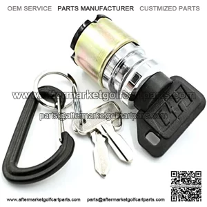 Switch Ignition Switch Replaces Club Car 1012531 Golf Cart 2 Terminal Electric Model 1984-1995 & Includes 3 Ke& Free Carabiner