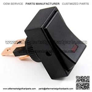 GOLF CARTS UNIVERSE Golf Cart Rocker Switch with Red LED Light ON/Off