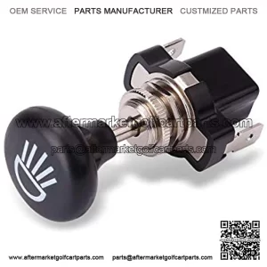 9.99WORLD MALL Universal Golf Cart Push Pull Head Light Switch for Club Car Yamaha Light Botton