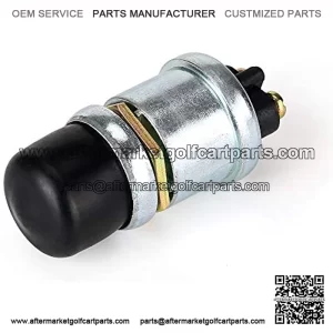 Universal Golf Cart Horn Switch Button 12 Volt/15 Amp with Dust Cover Floor Mount for Club Car Yamaha