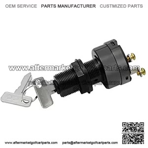 Golf Cart Starter Switch for Club Car DS 101826201, 36 Or 48 Volts for Electric Golf Cart 1996-Up Ignition Key Switch