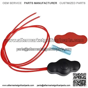 12V Waterproof Push-Button On-Off Switch with Quick Connector for LED Accent Lighting on Motorcycles, Cars, Trucks, ATVs, Golf Carts, etc