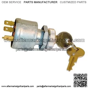 EZGO Key Switch - Universal - 4 Terminal w/ Mixed Key Codes