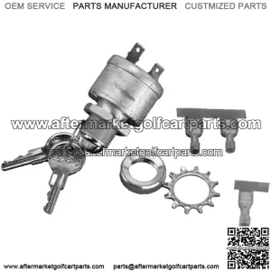 EZGO 17421G1 Ignition Switch Kit (Vehicles Without Factory Lights)