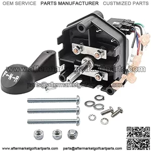 Club Car DS 48 Volt Forward Reverse Switch Assembly with Handle, Micro Switch for Golf Cart 1996-Up