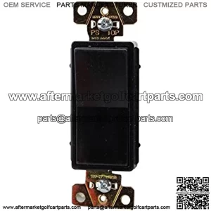 Pass & Seymour 2621-Bk 20A 120/277 Black Rocker Switch