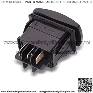 Forward Reverse Switch for Club Car DS and Precedent 1996-up 48V Electric Golf Cart PowerDrive Plus, FWD REV Rocker Switch Replaces OEM# 101856001 101856002