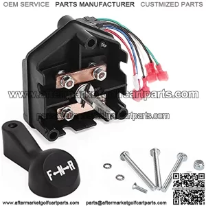 Golf Cart Forward and Reverse Switch with Handle Fits Club Car 96-Up DS 48 Volt, Replaces 101753005