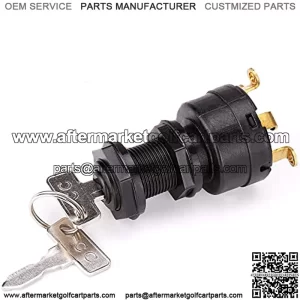 Golf Cart Switch Starter Ignition with 2 Keys for Club Car DS 1996-Up Gas Golf Cart OEM#101826301 1012505 Part