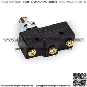 Golf Cart Brake Pedal Micro Switch 3-Terminal Plunger-Style for Club Car DS 1981 UP & EZGO 1971 UP, Replace OEM#1011439, 12374G1, 13141G1,730, MS-011