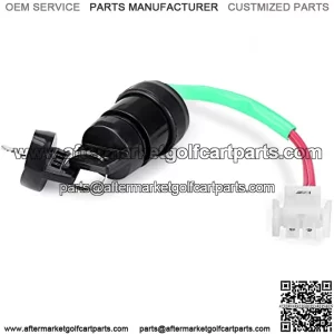 Golf Cart Ignition Key Switch(OEM JR1-82510-02-000) for Yamaha Replacement Part, Yamaha Key Switch with Wire Harness for Yamaha Electric 1996-up G19/G22,
