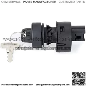 Golf Cart Yamaha G29 Ignition Key Switch(OEM# JW6-H2510-00), 3 Position Yamaha Main Switch Assembly with 2 Stander Keys for Drive2/Yamaha G22/Drive Gas Golf Cart