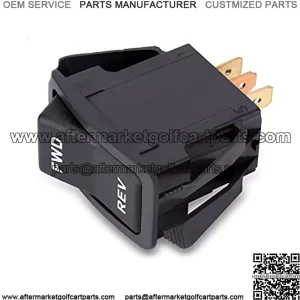 EZGO TXT Forward Reverse Switch Medalist Key Switch Plate with Forward and Reverse Switch, USB Charger Socket, Voltmeter for EZGO TXT PDS 2003-up 74323G01 74323-G01