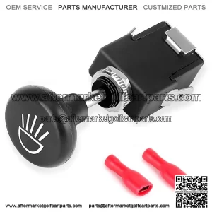 Golf Cart Push Pull Headlight Switch for Club Car Yamaha EZGO UTV, ATV 12V