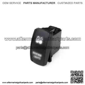 LED Rocker Switch With White LED Radiance Reverse Lights