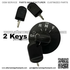 EZGO RXV Golf Cart Ignition Key Switch 2 Keys for Electric 605637 609682  08-19