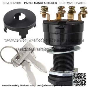 Ignition Key Switch For Club Car Golf Cart DS Carryall XRT 4-Terminal 1012505