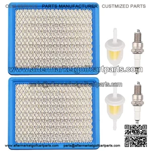 Breynet 1015426 Air Filter Compatible With Club Car Air Filter Club Car Fuel Filter Sparkplug Air Cleaner For Cars Club Cart DS Gas Golf Cart Parts Club Car DS Air Filter