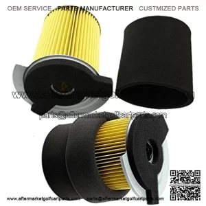 Pack of 2 Air Filter with Pre Filter Replacement for Yamaha G1 2 Cycle 1978-1989 and Gas Golf Cart G14 4 Cycle Gas 1995-1996 JF7-14450-01 J10-14417-00
