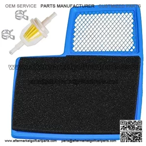 Air Pre Filter Fuel Filter Kit Replacement for Yamaha G16 G19 G20 G22 G29 Drive Gas Golf Cart 1996-UP 4 Cycle 301cc 357cc Engine Replaces JN6-E4450-01 JN6-E445E-00