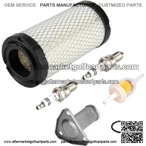 Golf Cart Tune Up Kit for EZGO TXT RXV Gas 4 Cycle W/ Air Oil Fuel Filter Spark