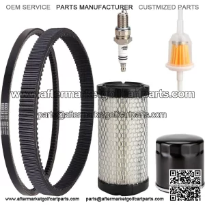 Golf Cart Tune Up Kit Drive Starter Belts for EZGO TXT RXV 08-11 Kawasaki Motor