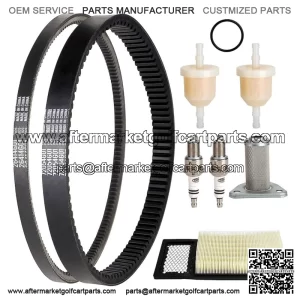 Golf Cart Tune Up W/ Drive & Starter Belts for EZGO TXT 94-05 295/350cc 4 Cycle