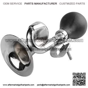 GolfYoo Golf Cart Accessories Old Fashion Chrome Bugle Horn Fits for Club Car Yamaha EZ-GO EZ GO