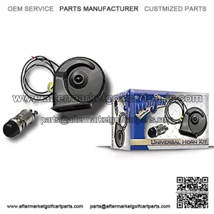 02-019 Universal Golf Cart Horn Kit for EZGO, Club Car, Yamaha Golf Carts