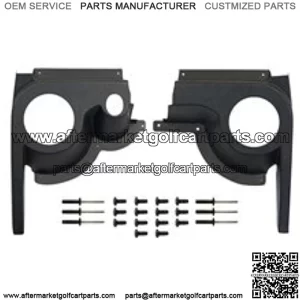 Golf Cart Parts & Accessories Golf Cart Speaker Pod Kit Set of 2 Black ABS for EZGO TXT Golf Cart Fits 1994-2013