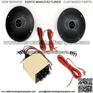 Golf Cart MP3/Bluetooth Player Speaker Kit