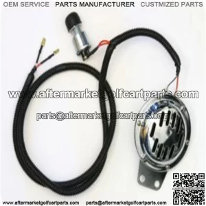 GOLF CART HORN KIT BUTTON WIRE HARNESS CLUB CAR YAMAHA EZ-GO