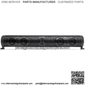 SEDS32 Double-Sided Amplified Powersports 11 Speaker Bluetooth Soundbar Waterproof Sandproof with LED Lighting 500 Watts of Peak Power