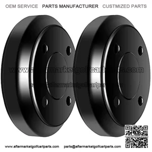 Golf Cart Rear Brake Drum Compatible with 1995-Up Club Car DS 2004-Up Club Car Precedent Models Replace for 1017911-01, 101791101, 10603Pack of 2